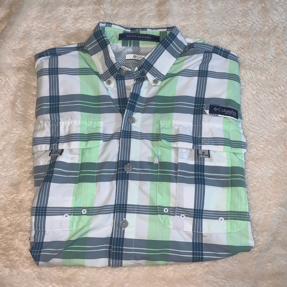 Columbia SUPER BAHAMA Short Sleeve Size Small
